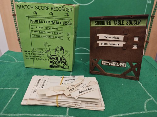 Subbuteo tabellone segna - subbuteo,