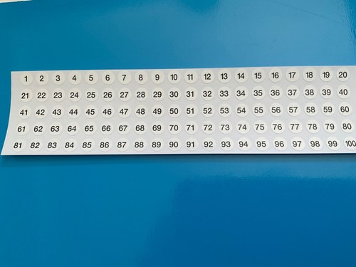 Subbuteo box numeri - box, di
